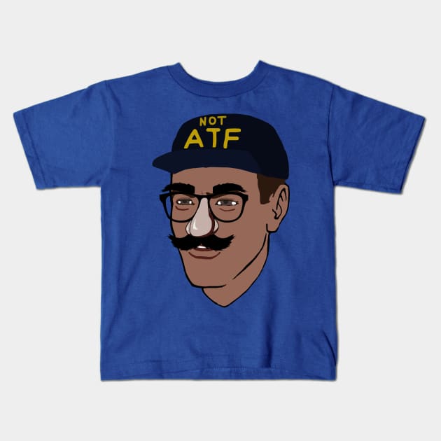 Not ATF Guy - Meme, Firearms, Undercover, NFA, Gun Rights Kids T-Shirt by SpaceDogLaika